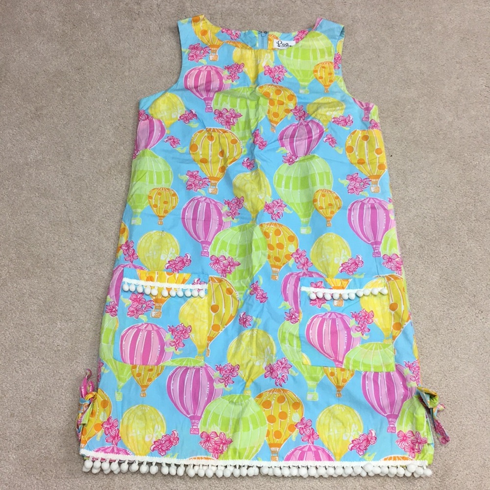 White Tag Lilly Pulitzer hot air balloon shift